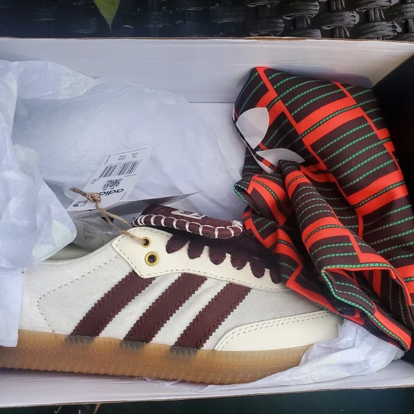 New in Box Wales Bonner x Adidas Samba Pony 'Cream White' - Picture 3 of 10